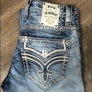 Men’s Rock Revival Jeans EUC!